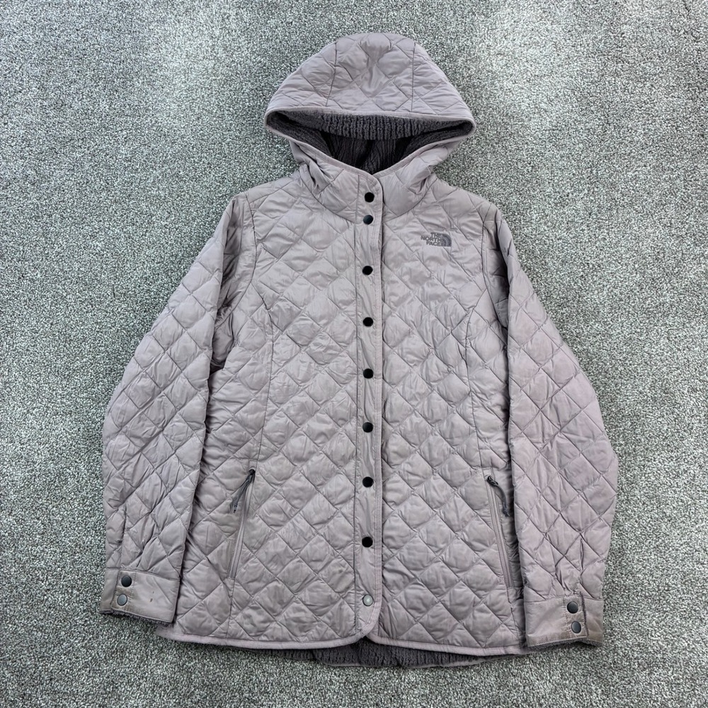 The North Face Jacket Women's Medium Purple Thermoball Fleece Lined NF0A2TEU